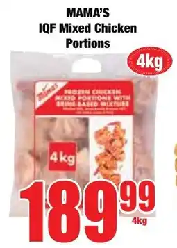 Boxer Superstores Mama's IQF Mixed Chicken Portions offer