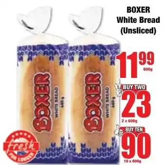 Boxer Superstores Boxer White Bread Unsliced offer