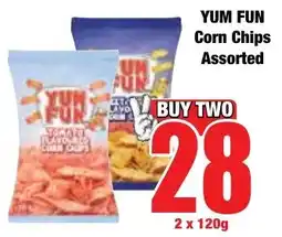 Boxer Superstores YUM FUN Corn Chips Assorted offer