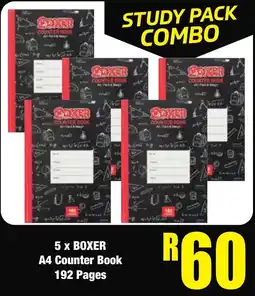 Boxer Superstores Boxer A4 Counter Book 192 Pages offer