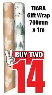 Boxer Superstores TIARA Gift Wrap offer