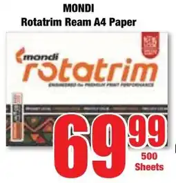 Boxer Superstores Mondi Rotatrim Ream A4 Paper offer
