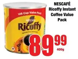 Boxer Superstores NESCAFÉ Ricoffy Instant Coffee Value Pack offer
