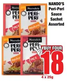 Boxer Superstores Nando's Peri-Peri Sauce Sachet Assorted offer