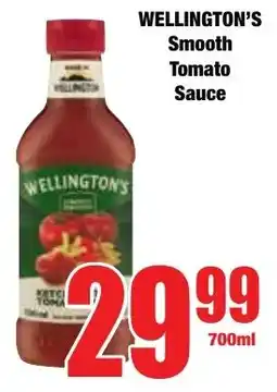 Boxer Superstores Wellington's Smooth Tomato Sauce offer