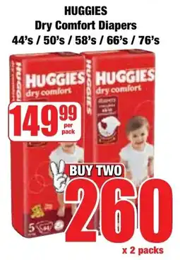 Boxer Superstores Huggies Dry Comfort Diapers offer
