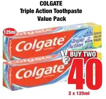 Boxer Superstores Colgate Triple Action Toothpaste Value Pack offer