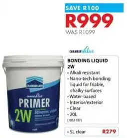 Chamberlain Chamber value bonding liquid 2w offer