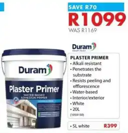 Chamberlain Duram Plaster Primer offer