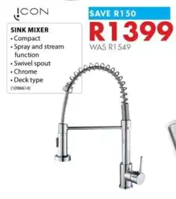 Chamberlain Icon sink mixer offer