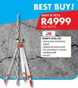 Chamberlain Ross tools dumpy level set offer
