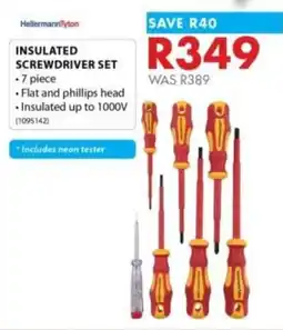 Chamberlain HellermannTyton Insulated Screwdriver Set offer