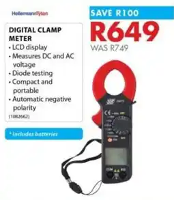Chamberlain HellermannTyton Digital Clamp Meter offer