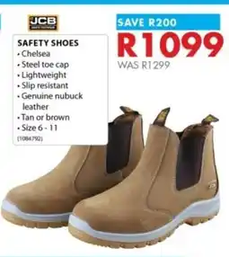 Chamberlain JCB Safety Shoes offer