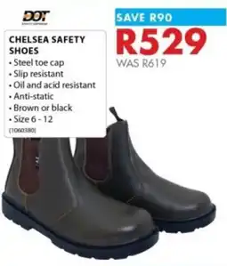 Chamberlain Dot chelsea safety shoes offer
