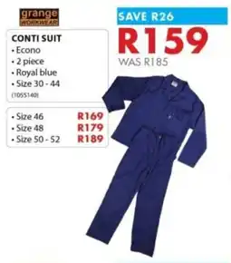 Chamberlain Grange workwear conti suit offer