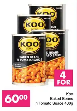 Save Koo Baked Beans In Tomato Suace offer