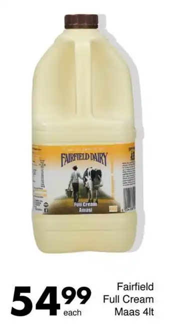 Save Fairfield Full Cream Maas offer