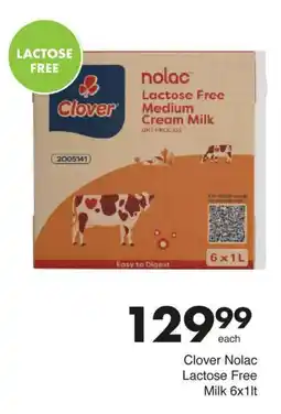 Save Clover Nolac Lactose Free Milk offer