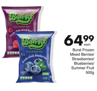 Save Burst Frozen Mixed Berries/ Strawberries/ Blueberries/ Summer Fruit offer