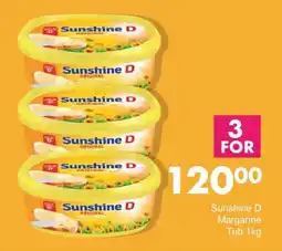 Save Sunshine D Margarine Tub offer