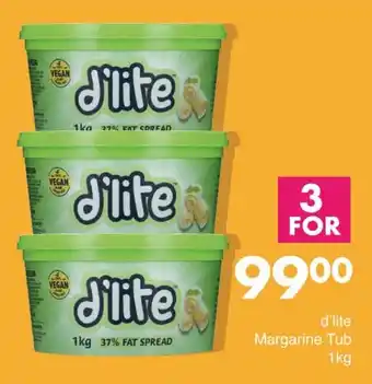 Save D'lite Margarine Tub offer