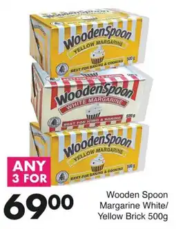 Save Wooden Spoon Margarine White/ Yellow Brick offer