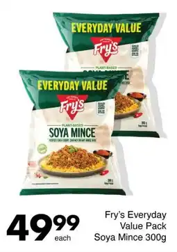 Save Fry's Everyday Value Pack Soya Mince offer