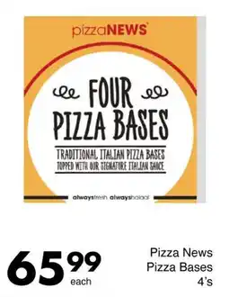 Save Pizza News Pizza Bases offer
