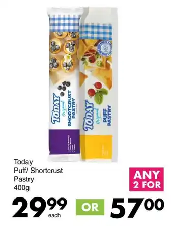 Save Today Puff/ Shortcrust Pastry offer