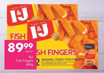 Save I&J Fish Fingers offer
