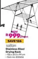 Game Salton Stainless Steel Drying Rack offer