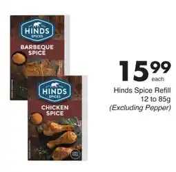 Save Hinds Spice Refill offer