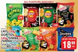 KitKat Cash and Carry Lays/ doritos/ simba/ simba chipniks snack chips assorted offer