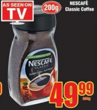 Boxer Superstores Nescafe Classic Coffee 200g offer