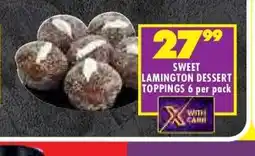 Shoprite SWEET LAMINGTON DESSERT TOPPINGS 6 per pack offer