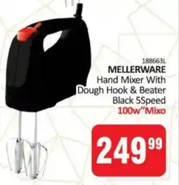 KitKat Cash and Carry Mellerware hand mixer with dough hook & beater offer