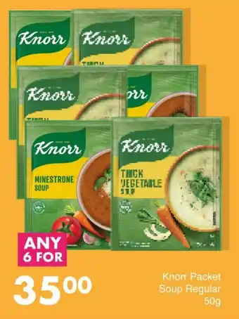 Save Knorr Packet Soup Regular offer