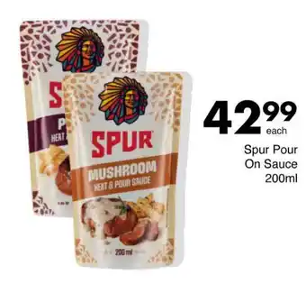 Save Spur Pour On Sauce offer