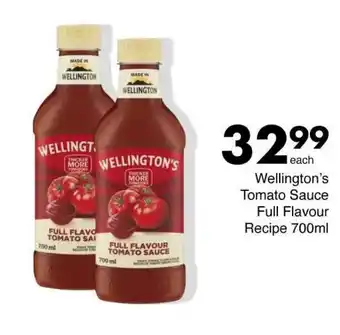 Save Wellington's Tomato Sauce Full Flavour Recipe offer
