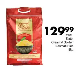 Save Elate Creamy/ Golden Basmati Rice offer