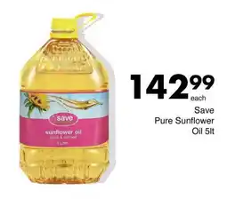 Save Save Pure Sunflower Oil offer