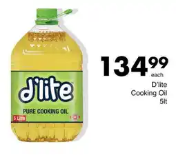 Save D'lite Cooking Oil offer