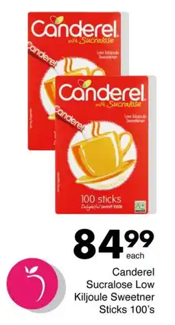 Save Canderel Sucralose Low Kiljoule Sweetner Sticks offer