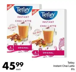 Save Tetley Instant Chai Latte offer