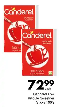 Save Canderel Low Kiljoule Sweetner Sticks offer