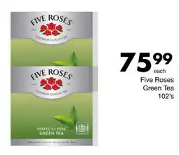 Save Five Roses Green Tea offer