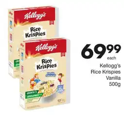 Save Kellogg's Rice Krispies Vanilla offer