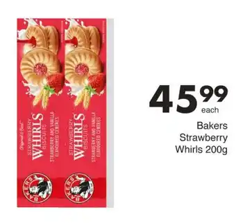 Save Bakers Strawberry Whirls offer