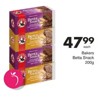 Save Bakers Betta Snack offer
